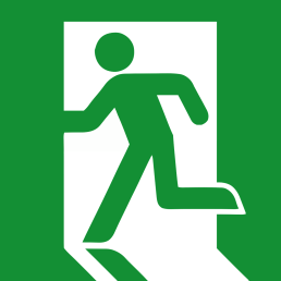 Safety Running Man Symbol