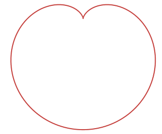 Cardioid - a heart-shaped curve