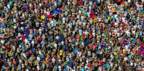 Image of a large crowd of people
