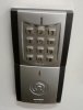 Wired door lock with numeric keypad