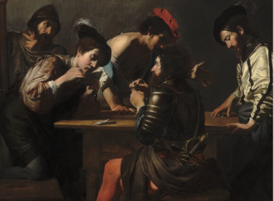 Soldiers Playing Cards and Dice (The Cheats), c1618/1620