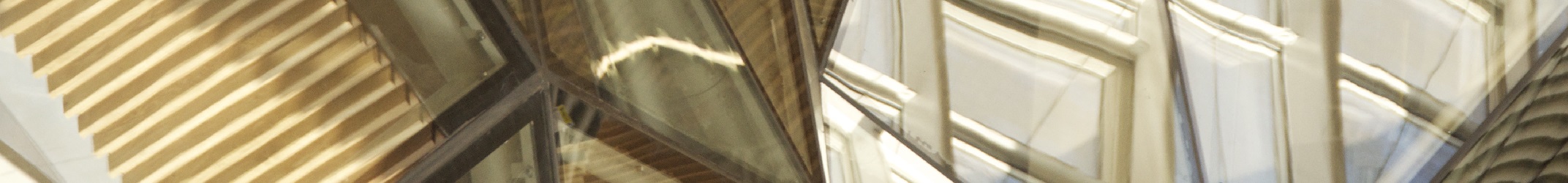 A reflection of some stairs in an artistic skylight at the Andrew Wiles Building A reflection of some stairs in an artistic skylight at the Andrew Wiles Building