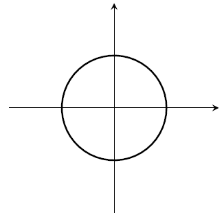 One circle.