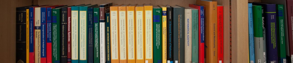 shelved library books