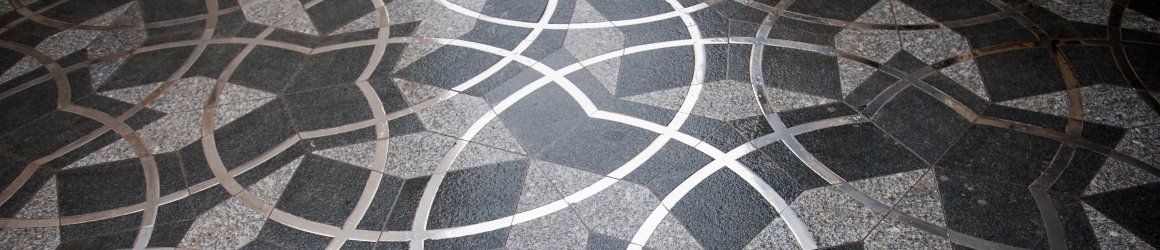 The Penrose Paving, just outside the Mathematical Institute.