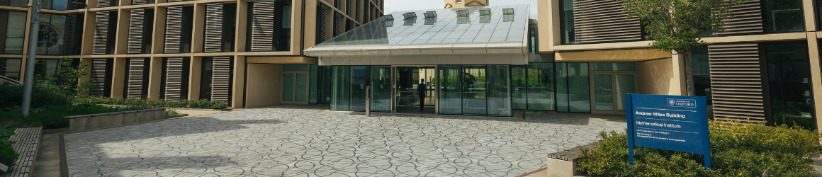 Front of Andrew Wiles Building, Mathematical Institute, ©OUImages/Ian Wallman