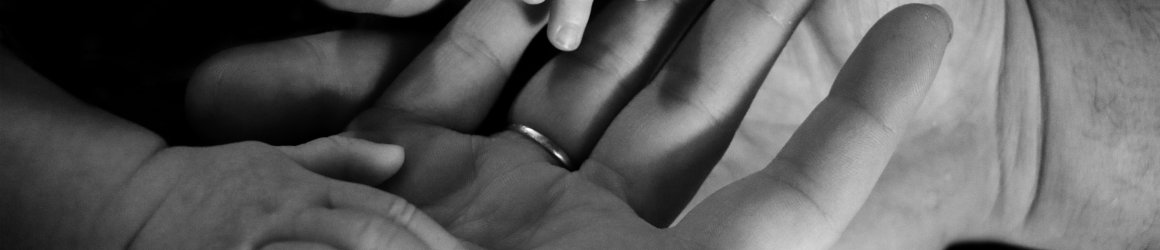 interlinked hands adult/child