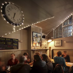Photo of the interior of the White Rabbit