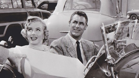 Cary Grant and Marilyn Monroe in Monkey Business