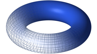 A picture of a torus.