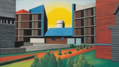 AI Andrew Wiles Building