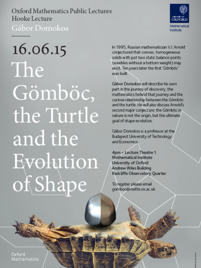 Preview of The Gomboc, the Turtle and the Evolution of Shape poster