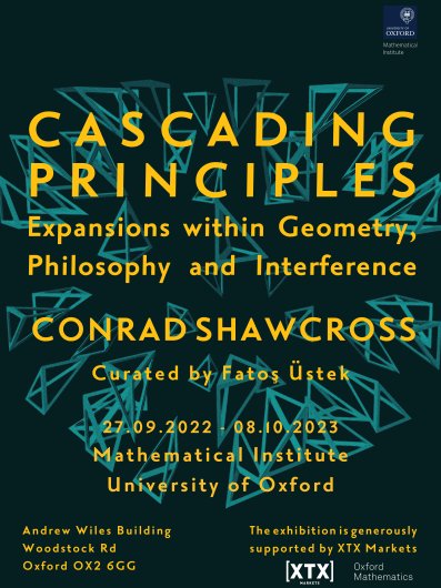 Poster for Cascading Principles Exhibition
