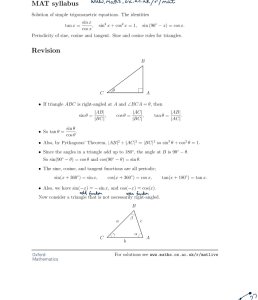 Notes from MAT livestream. The MAT website link is www.maths.ox.ac.uk/r/mat . Sin is labelled 