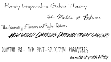 Six titles in mixed script