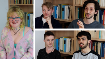 Photo of five students