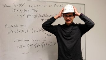 Still from film featuring the Fast Hat