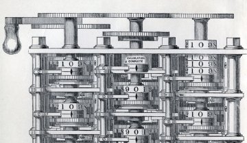 Sketch of Babbage's Difference Engine