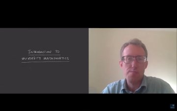 Opening slide with photo of Ian