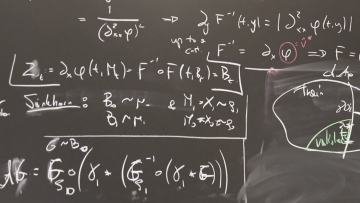 Still of a blackboard