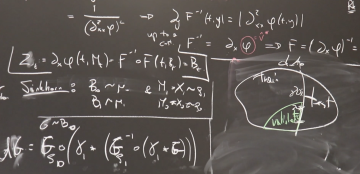 Still of a blackboard