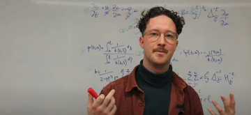 Still from the lecture with Arkady