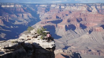 Photo of Sid at the Grand Canyon