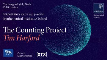 Banner of globe with data points