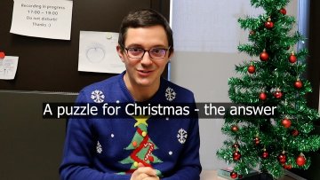 James Munro in Christmas jumper