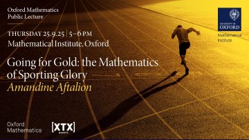 Banner for event featuring runner on a track