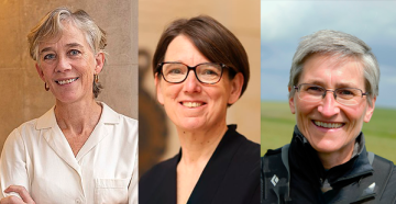 Photos of, left to right, Angela, Anne and Clare