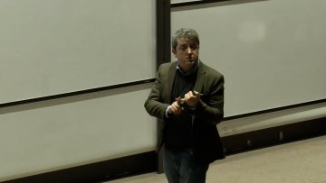 Patrick Farrell lecturing