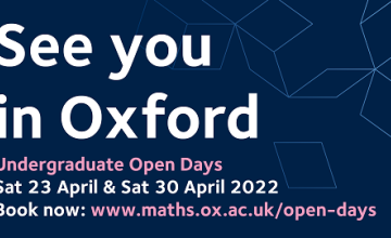 See you in Oxford - Undergraduate Open Days Poster