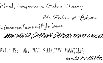 Six titles in mixed script