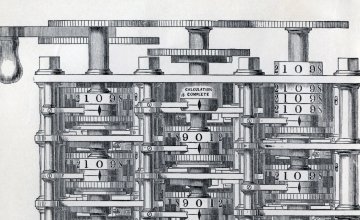 Sketch of Babbage's Difference Engine