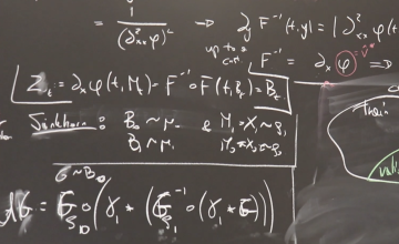 Still of a blackboard