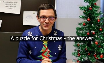 James Munro in Christmas jumper