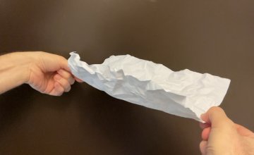 Photo of folding paper