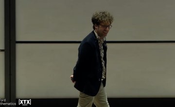 Still of Hugo from lecture