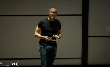 Tim lecturing