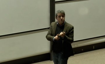 Patrick Farrell lecturing