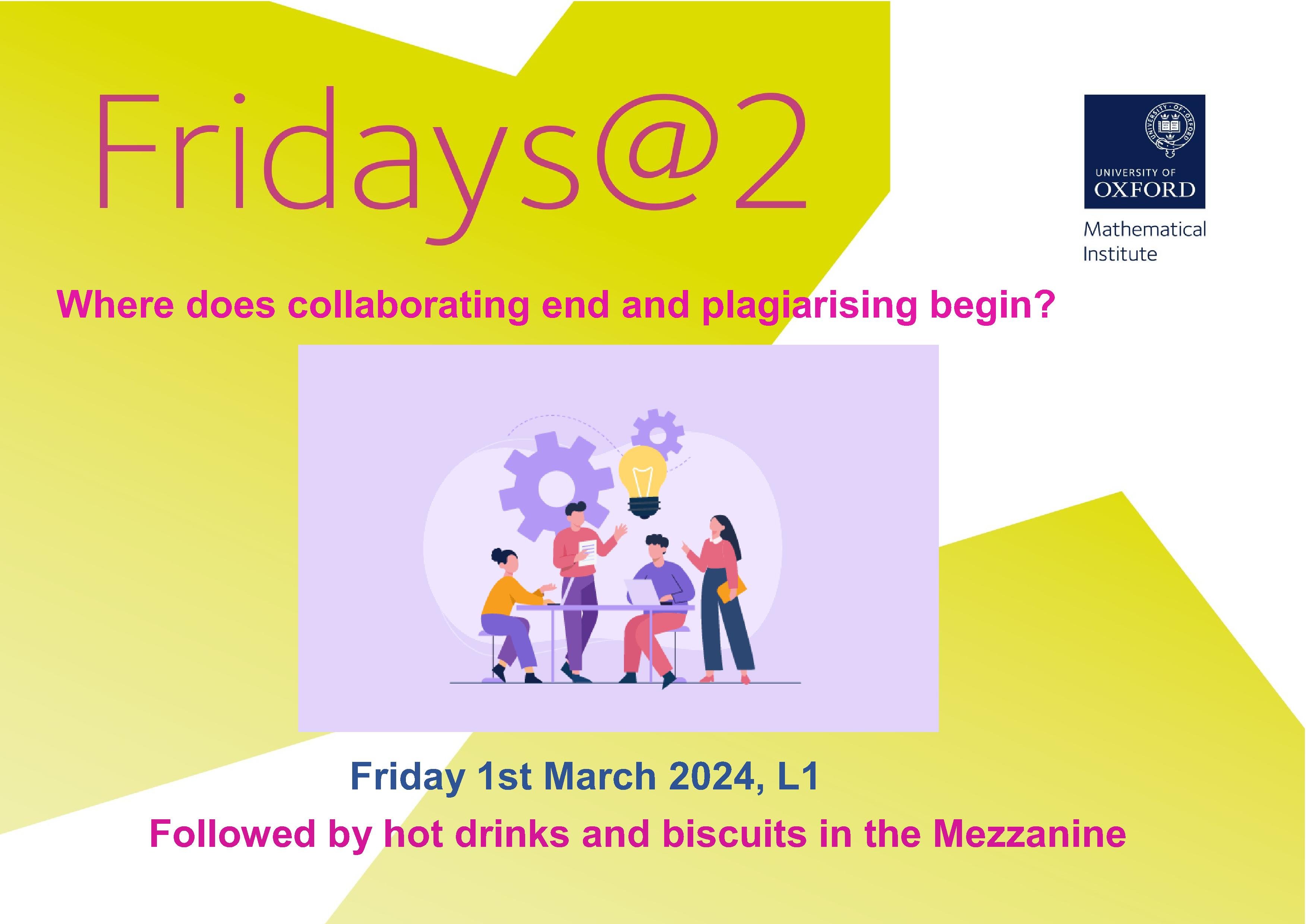 Fridays@2 Promotional Poster Fridays@2 Promotional Poster