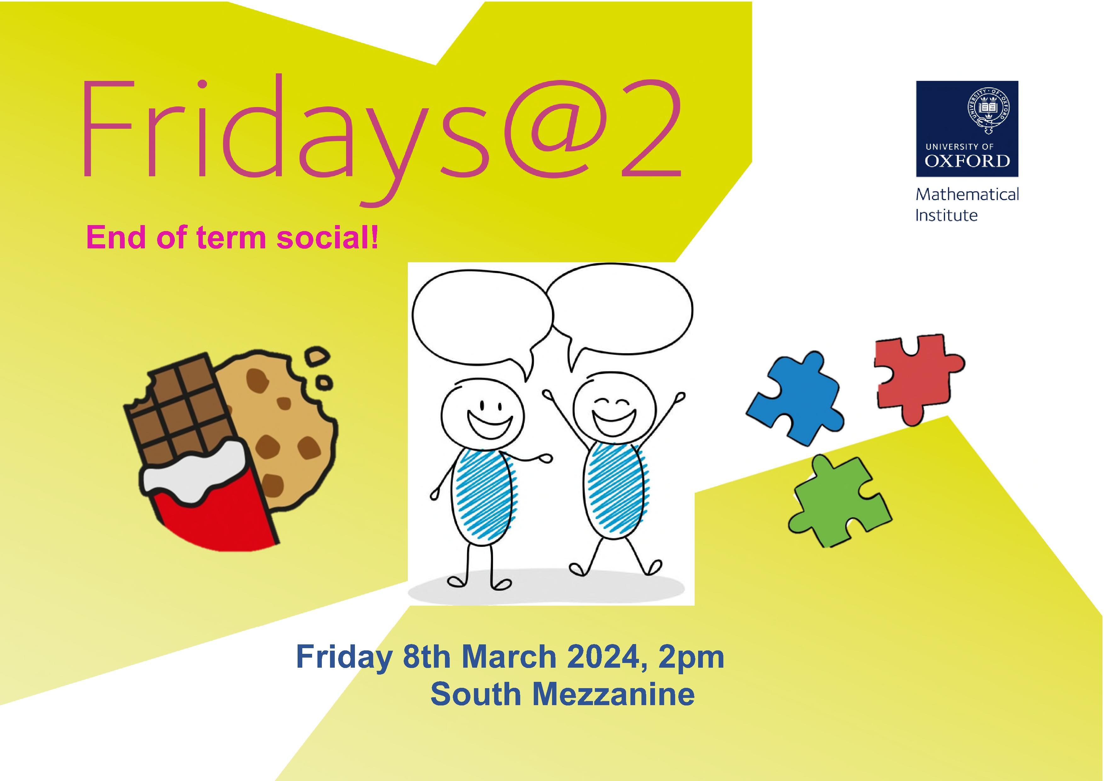 Fridays@2 Promotional Image Fridays@2 Promotional Image