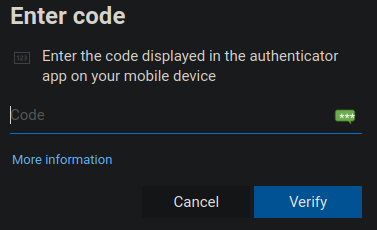 The Microsoft sign in prompt "Enter code", with the KeePassXC icon displayed The Microsoft sign in prompt "Enter code", with the KeePassXC icon displayed