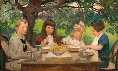 Image of children's tea party