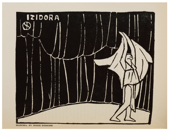 Jessica Dismorr - Izadora (Illustration in 'Rhythm Vo1 no 2, Autumn 1911 Jessica Dismorr - Izadora (Illustration in 'Rhythm Vo1 no 2, Autumn 1911