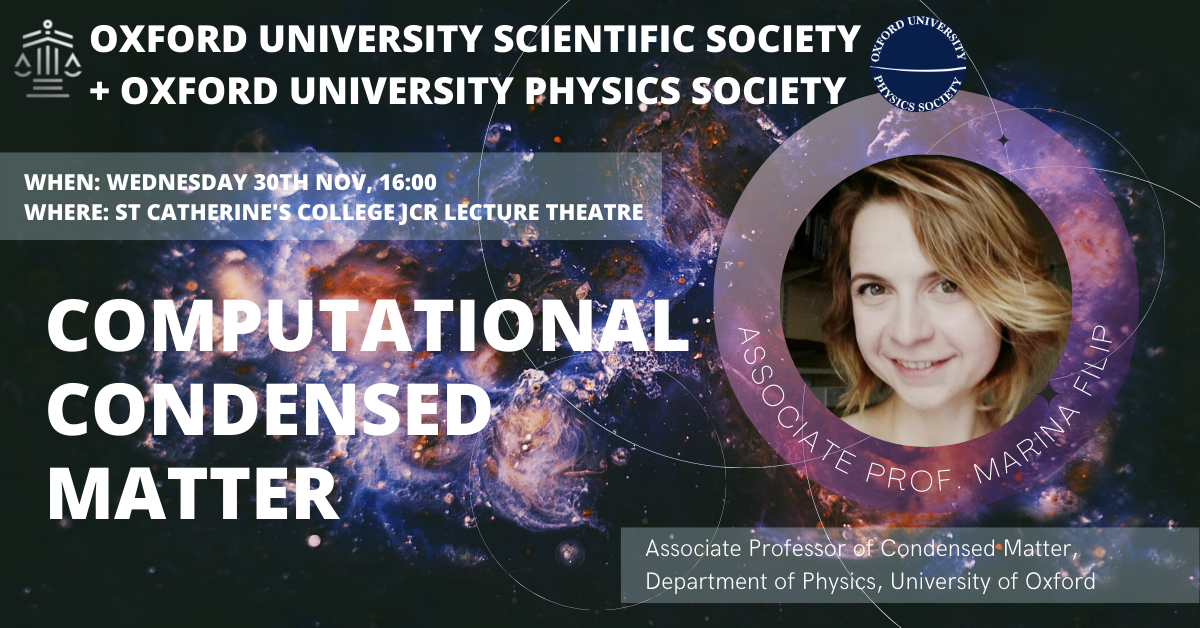 Title and Speaker Image for OUSS Event