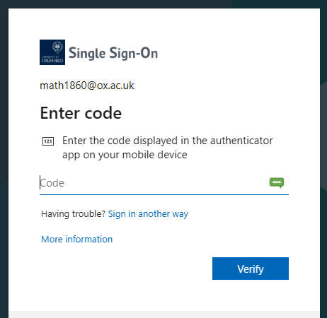 Screenshot showing the SSO "Enter code" prompt with the KeePassXC icon visible