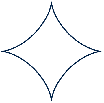 An astroid; a shape with four sides that curve inwards, meeting at four spiky corners.
