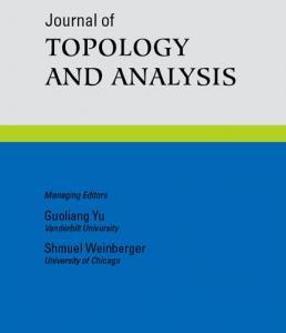 The cover of Topology and Analysis journal 